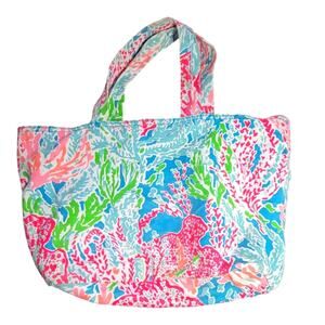 Lilly Pulitzer Beach Tote in HTF Let’s Cha Cha